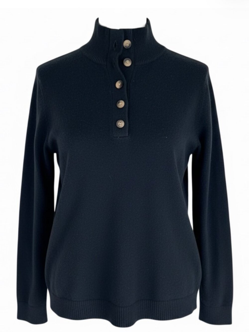 Alice Walk Black Cashmere Getaway Sweater, sz M, EUC - Picture 2 of 2